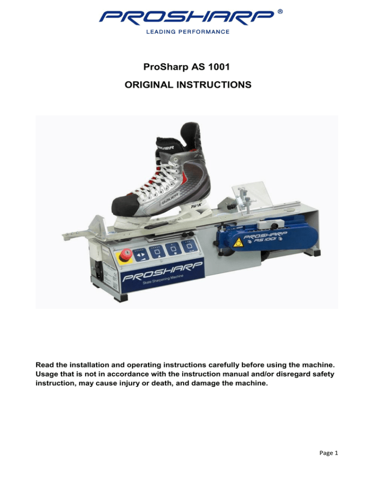 used prosharp skate sharpener