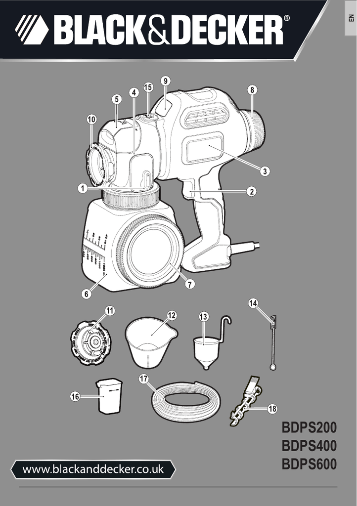 Image of Black & Decker BDPS600 direct website