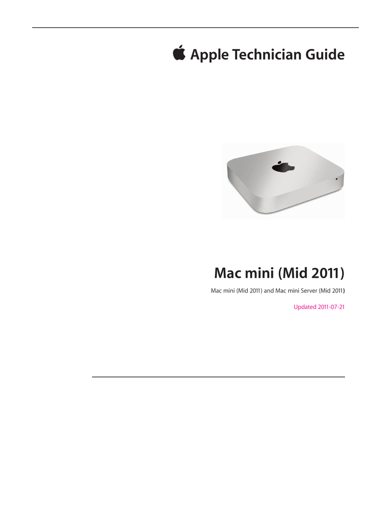 Apple Mac Mini Mid 11 System Information Manualzz