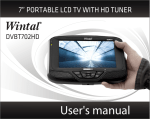 Wintal DVBT702HD: AI Chat &amp; PDF Download | User Manual