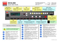 Barco BARCO シームレススイッチャー DCS-200 Barco DCS-200 Quick Start Guide | Manualzz