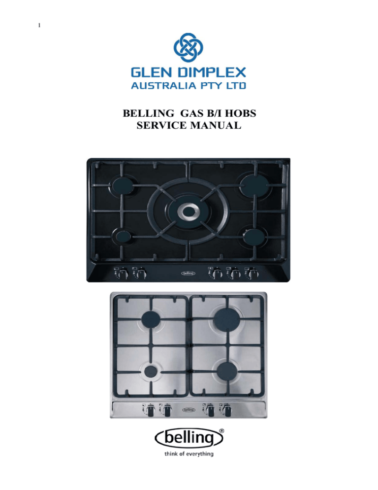 Belling Gas hobs User manual Manualzz
