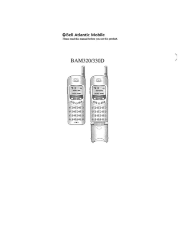 Bell Atlantic Mobile BAM320 Product specifications | Manualzz