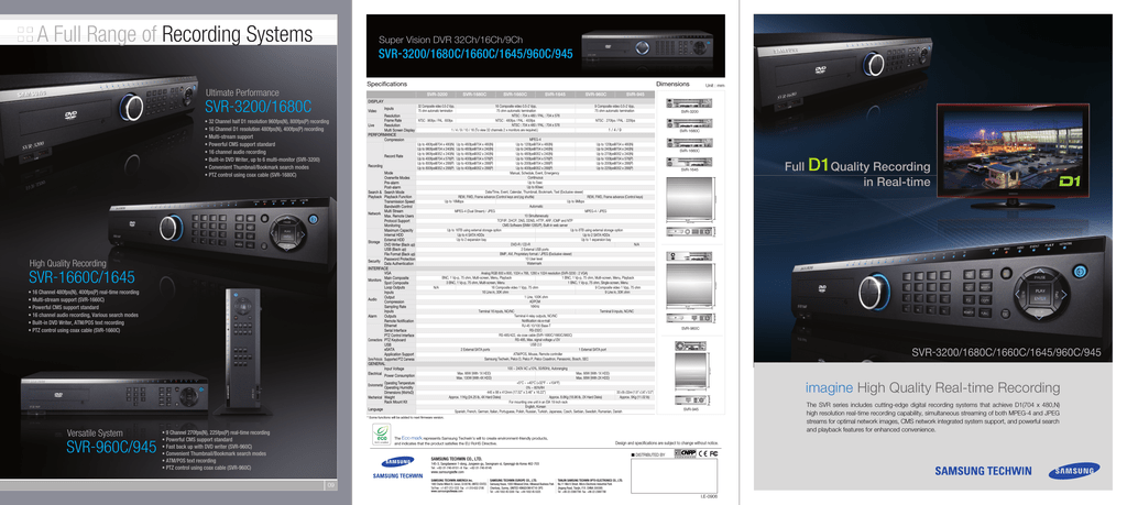 samsung techwin snm-128s