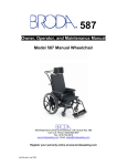 broda ComfortTilt 587 Maintenance Manual