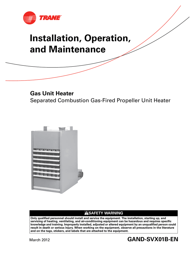 Trane Mua Unit Wiring Diagram