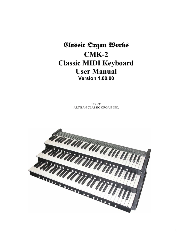 Works for Organ and Keyboard