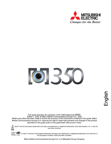 Mitsubishi Electric M350 User manual | Manualzz