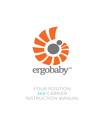 ergobaby FOUR POSITION 360 CARRIER Instruction manual | Manualzz