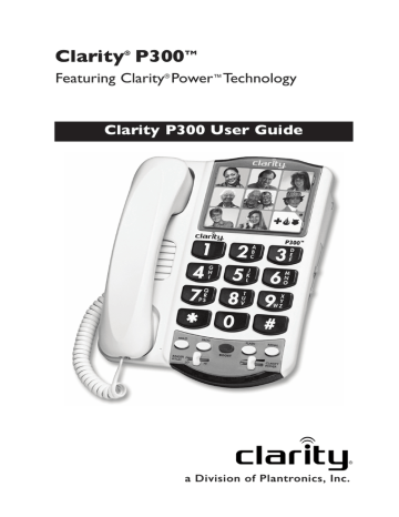 clarity p300 manualzz