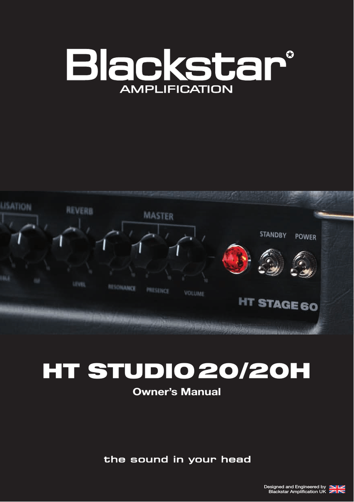 Blackstar HT Studio 20 Combo, HT Studio 20H Owner's manual | Manualzz