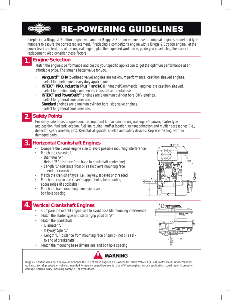 Briggs Stratton Intek 123600 User Manual Manualzz