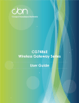 CBN CG7486E User Guide - Wireless Gateway Manual
