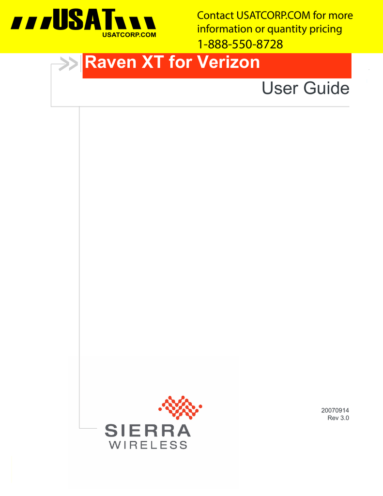 Sierra Wireless Raven Xt User Manual Manualzz 3878