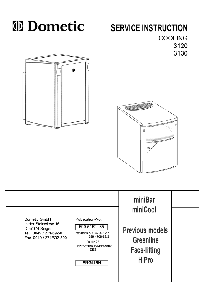 Dometic hipro 6000 manual