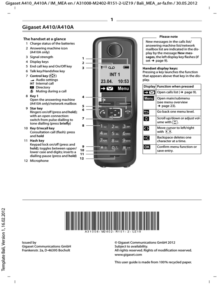 Siemens Gigaset User Guide Manualzz