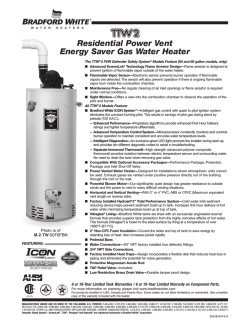 Bradford White RG2PV40S6N - Manual, Service manual, Specification, User  guide, User manual, instruction manual | manualzz.com