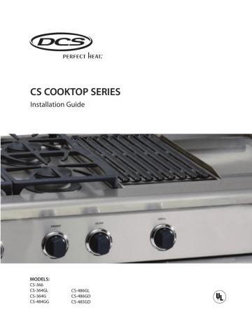DCS BGS-1248 Installation guide | Manualzz