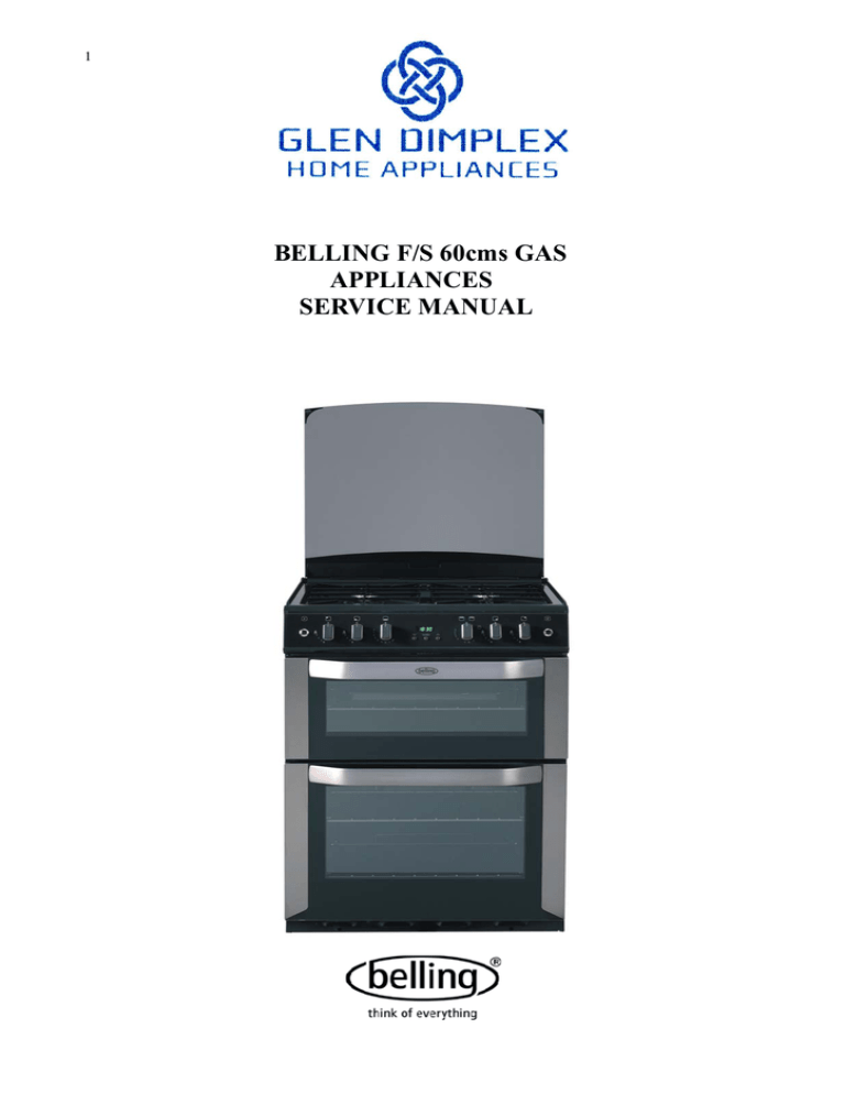 Belling Freestanding Gas HOB User manual Manualzz