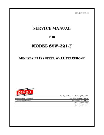 CEECO BLW-321-F-IVC-C-M Service manual | Manualzz