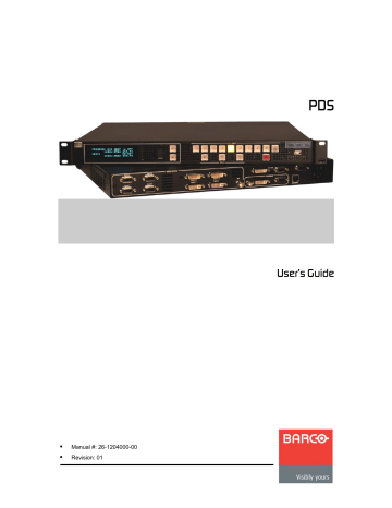 Barco PDS-902 3G, PDS-701 3G, SJ/T 11363-2006, PDS-901 3G, PDS User