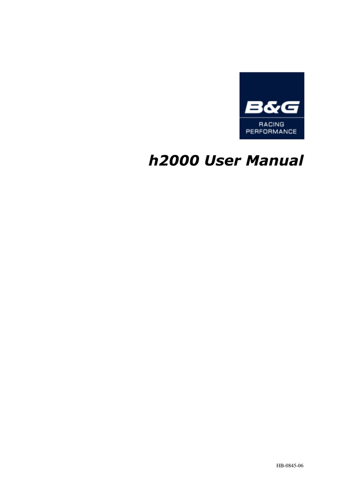 B G Hb 1000i User Manual Manualzz