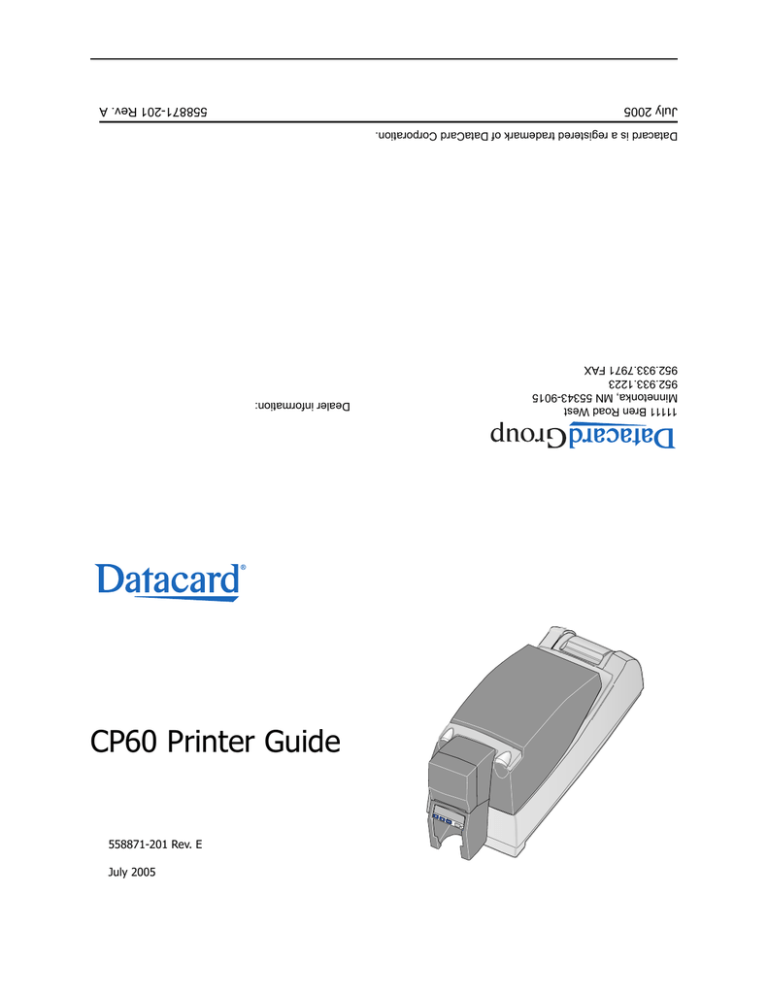 datacard cp60 plus