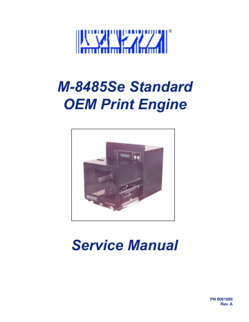 SATO M8485Se Service manual | Manualzz