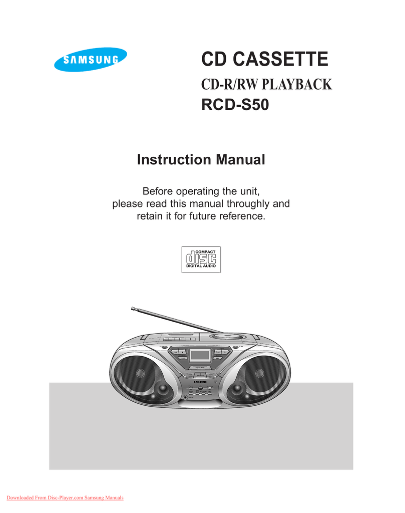 Samsung rcd s75s схема