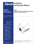 Aircel DHT-50 Installation and Operation Manual