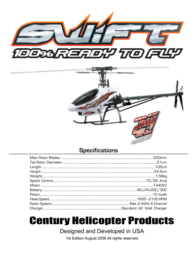 century rc helicopters