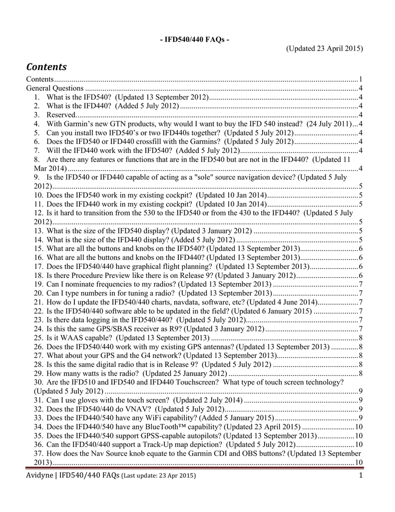 Avidyne Ifd540 Installation Guide Manualzz