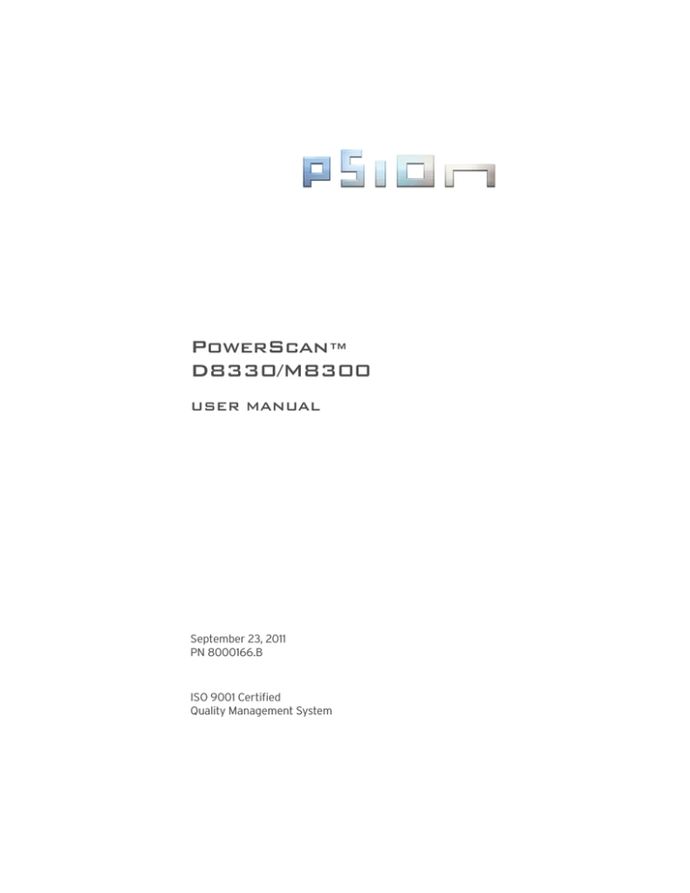 Psion Powerscan M00 Series User Manual Manualzz