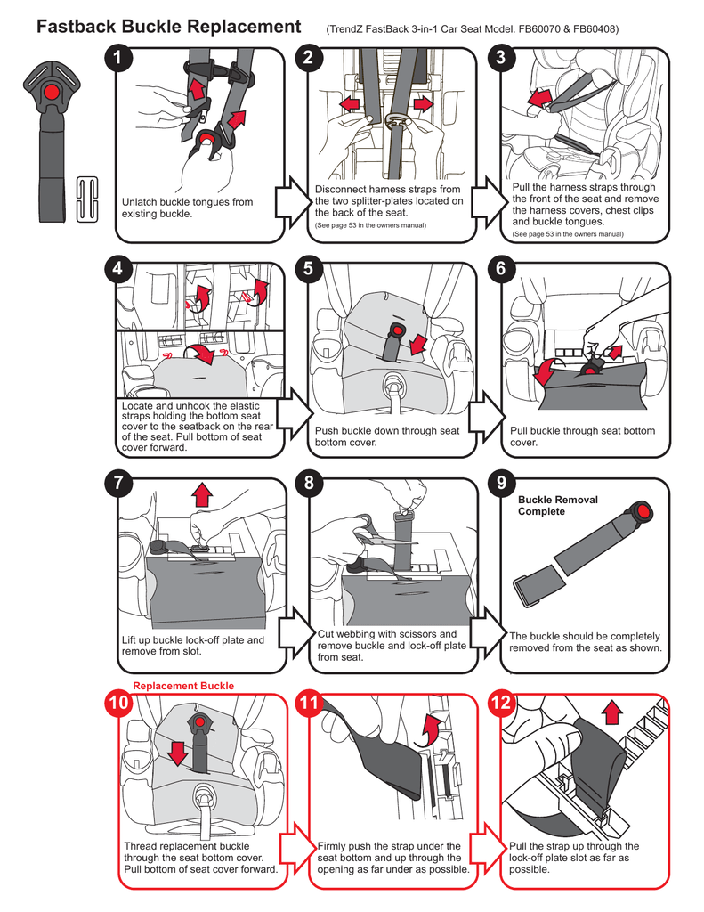 Baby Trend FASTBACK Car Seat Owner Manual Manualzz