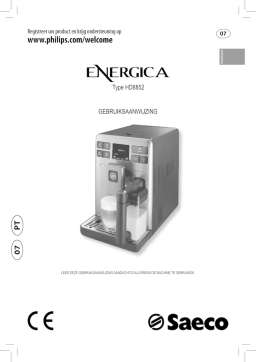 Saeco HD8852/01 Energica Kaffeevollautomat Handleiding