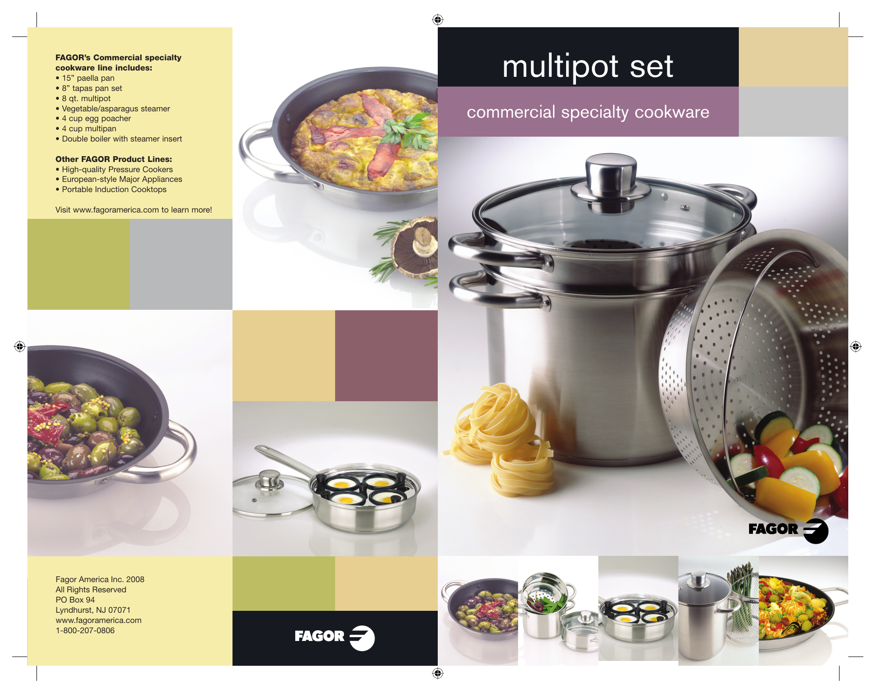 Fagor America none Cookware User manual | Manualzz