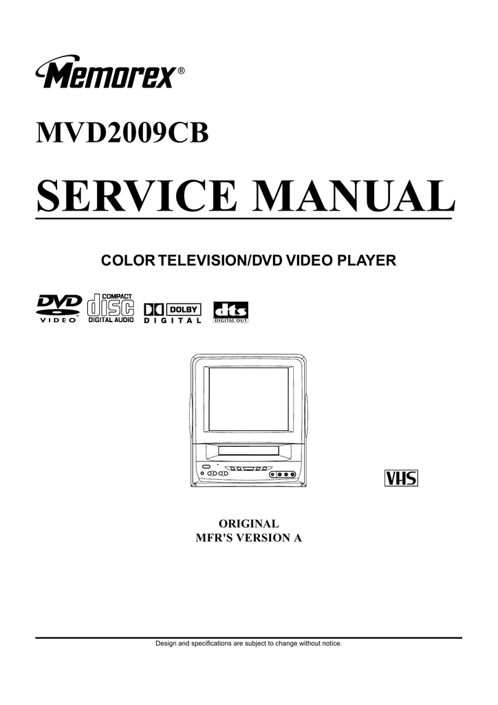 Memorex Mvd09cb User Manual Manualzz
