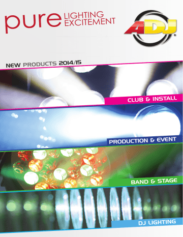 ADJ | 5P HEX/5P HEX PEARL | User manual | new products 2014/15 club & install production & event band | Manualzz