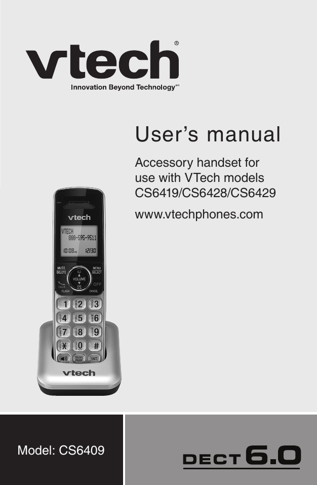 VTech CS6329-5 User Manual | Manualzz