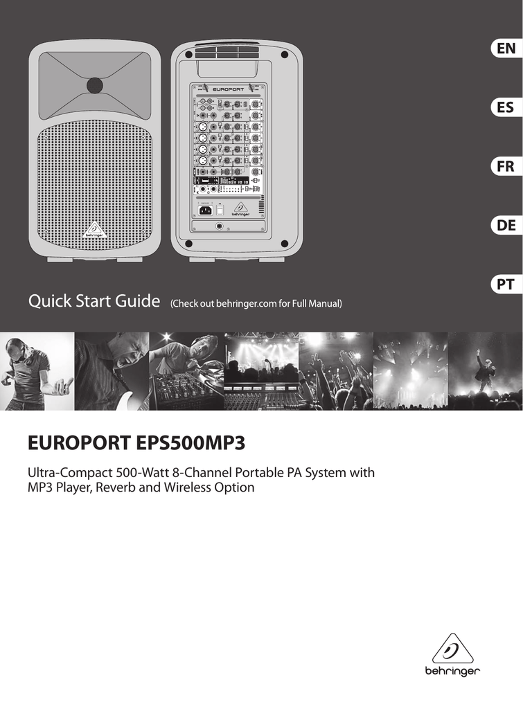 behringer europort eps500mp3