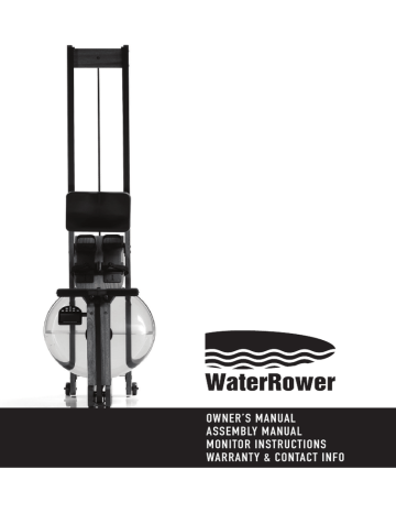 Owner's manual | WaterRower S4 Owner`s manual | Manualzz