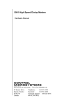 Control Microsystems 5901 Hardware manual