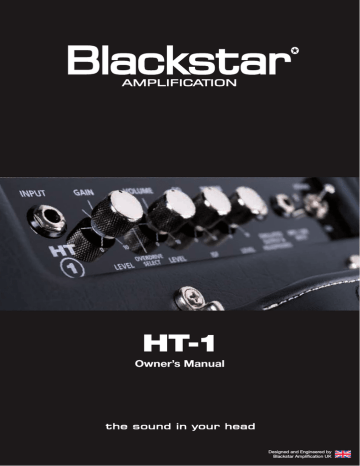 Owner's manual | Blackstar HT-1R Owner`s manual | Manualzz