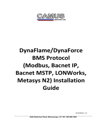 Camus Hydronics DMC103 Installation guide | Manualzz