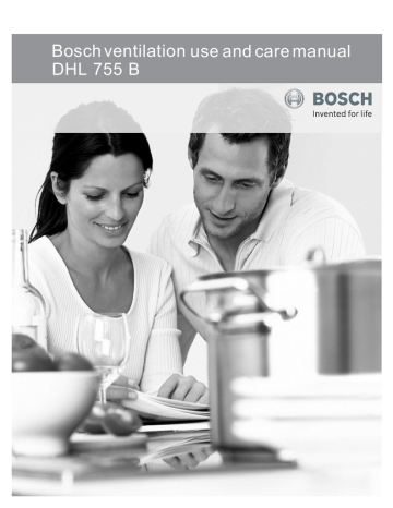 Bosch DHL 755 B,  DHL755BUC , DHL755BUC Mode d'emploi | Manualzz