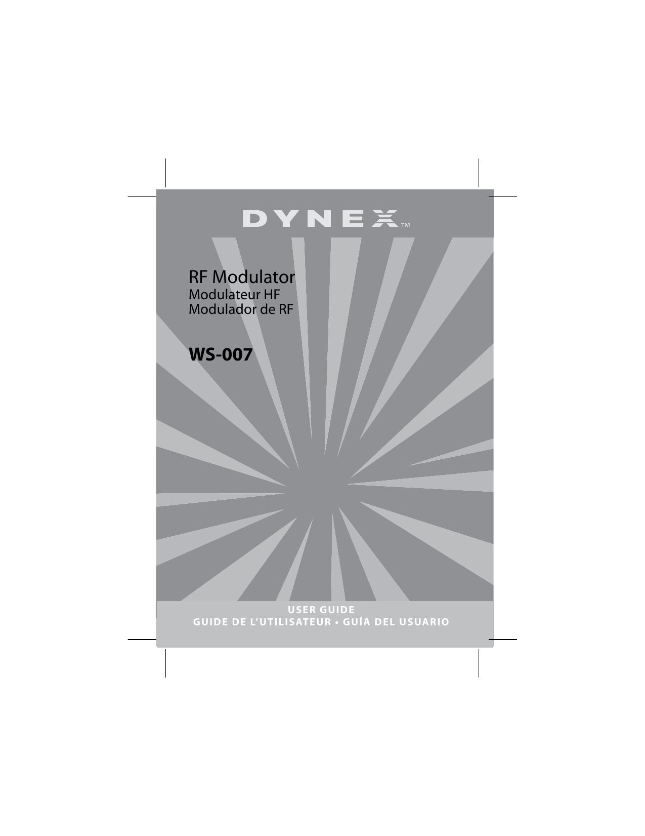 Dynex WS007 RF Modulator AV Signal Converter User manual Manualzz