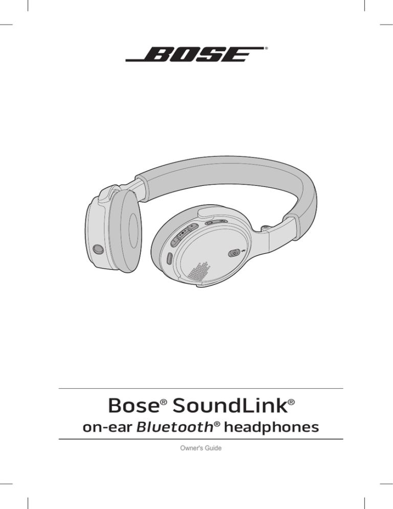 Bose Soundlink On Ear Bluetooth Headphones Soundsport In Ear Headphones Apple Devices Mediamate Computer Speakers Oe Audio Soundlink Wireless Music System Owner S Manual Manualzz