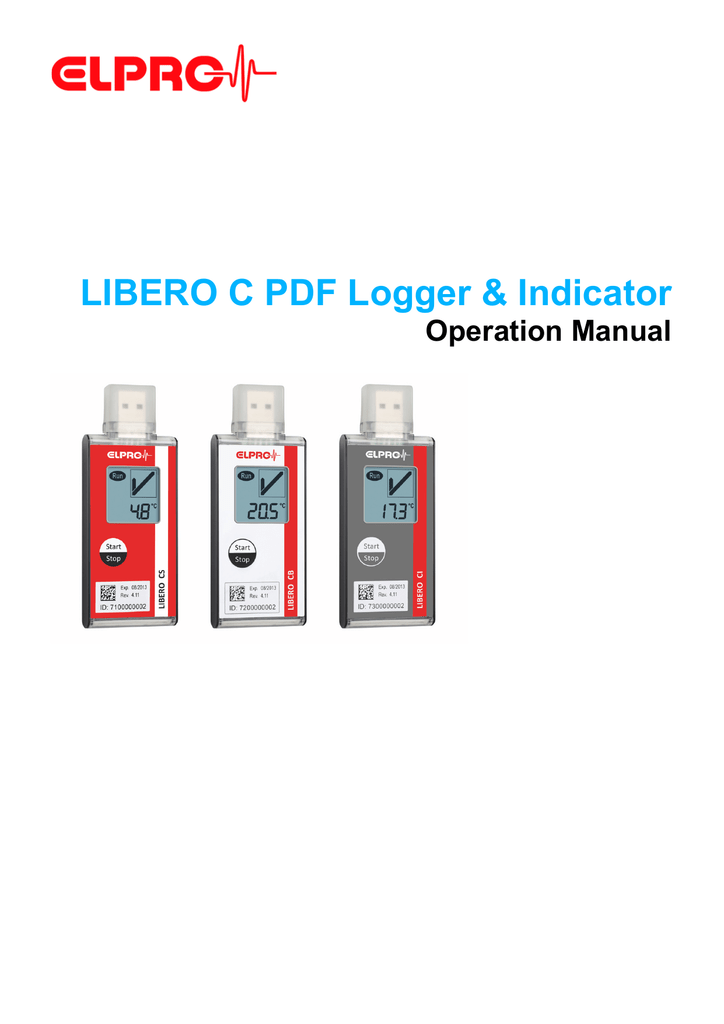 ELPRO Libero Cx Operating instructions Manualzz