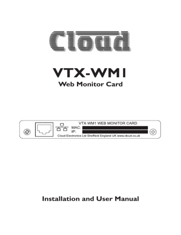 Scheduling the tests. Cloud VTX 4120 | Manualzz