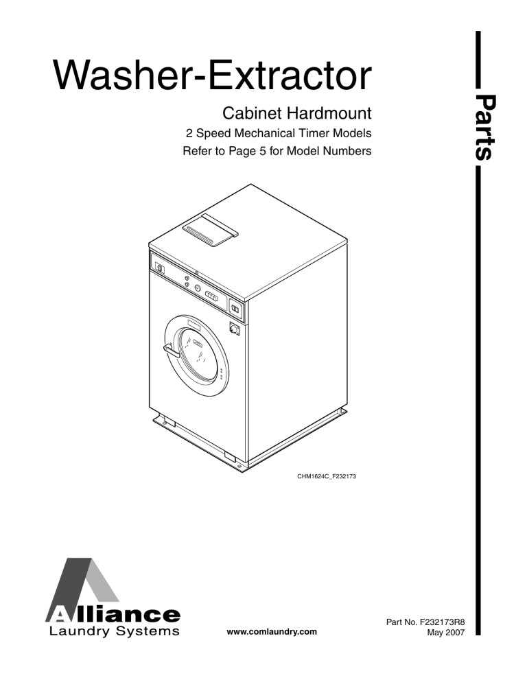 Alliance Laundry Systems HC18MN2 User manual | Manualzz